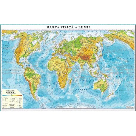 Harta fizica a Lumii