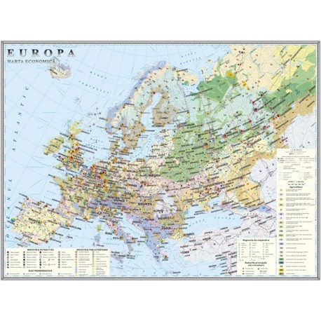 Europa. Harta economica