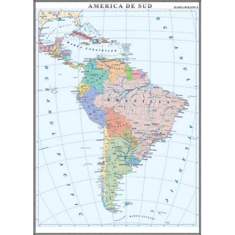 America de Sud. Harta Politica