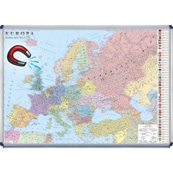 Harta politica a Europei -magnetica