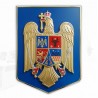 Stema Romania in basorelief 3D