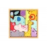 Puzzle din lemn cu animale